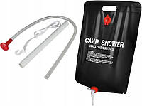 Туристический Душ переносной 20 литров + шланг Mil-Tec от Sturm "Camp Shower" (16005120) Прочный пвх