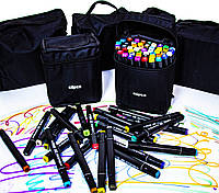 ХІТ Дня: Набор двусторонних скетч маркеров для рисование на 48 штук + сумка !