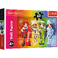 Дитячі пазли "Радісні подруги MGA Rainbow High" Trefl 60 елементів 17380