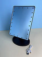 ХІТ Дня: Зеркало для макияжа Magic Makeup Mirror с 22 LED-подсветкой, черное !