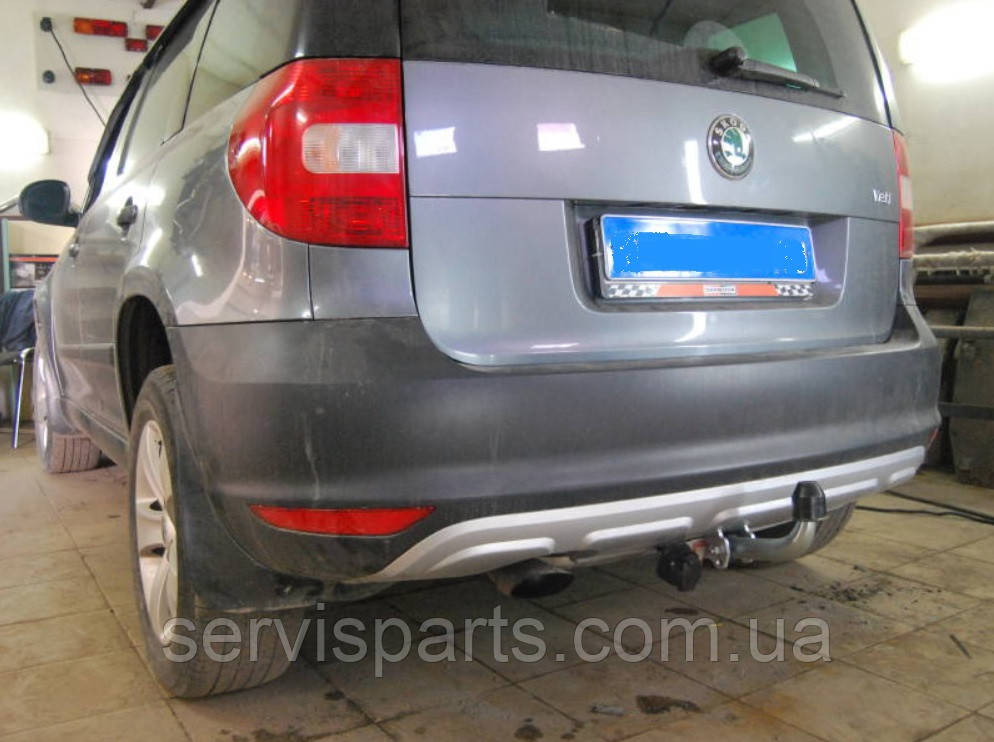 Оцинкованный фаркоп на Skoda Yeti 2009- (Шкода Йети) - фото 3 - id-p15384909