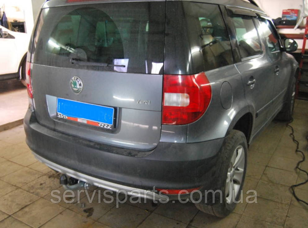 Оцинкованный фаркоп на Skoda Yeti 2009- (Шкода Йети) - фото 4 - id-p15384909