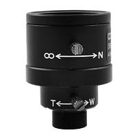 Варіофокальний об'єктив CCTV 1/3 PT 0409 4mm-9mm F1.2 Direct Drive Manual Iris