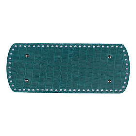 Дно закруглене для сумки з ніжками (30*12 см), колір Опал рептилія