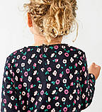 Сукня плаття Lupilu для дівчинки р.98-104, 2-4 роки, квіти, довгий рукав, фото 4