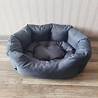 Диван лежак для собак і кішок зі знімною подушкою антикіготь, Спальні місця для хатніх тварин розмір М