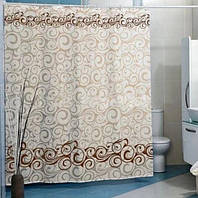 Тканинна шторка для ванної кімнати "Motives" (мотиви) Miranda, розмір 180х200 см.