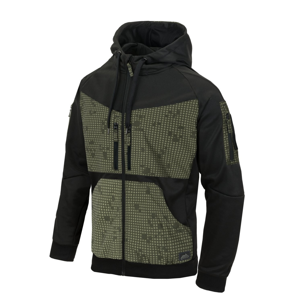 Кофта худі Helikon-Tex® Rogue Hoodie (FullZip) - Black/Desert Night Camo