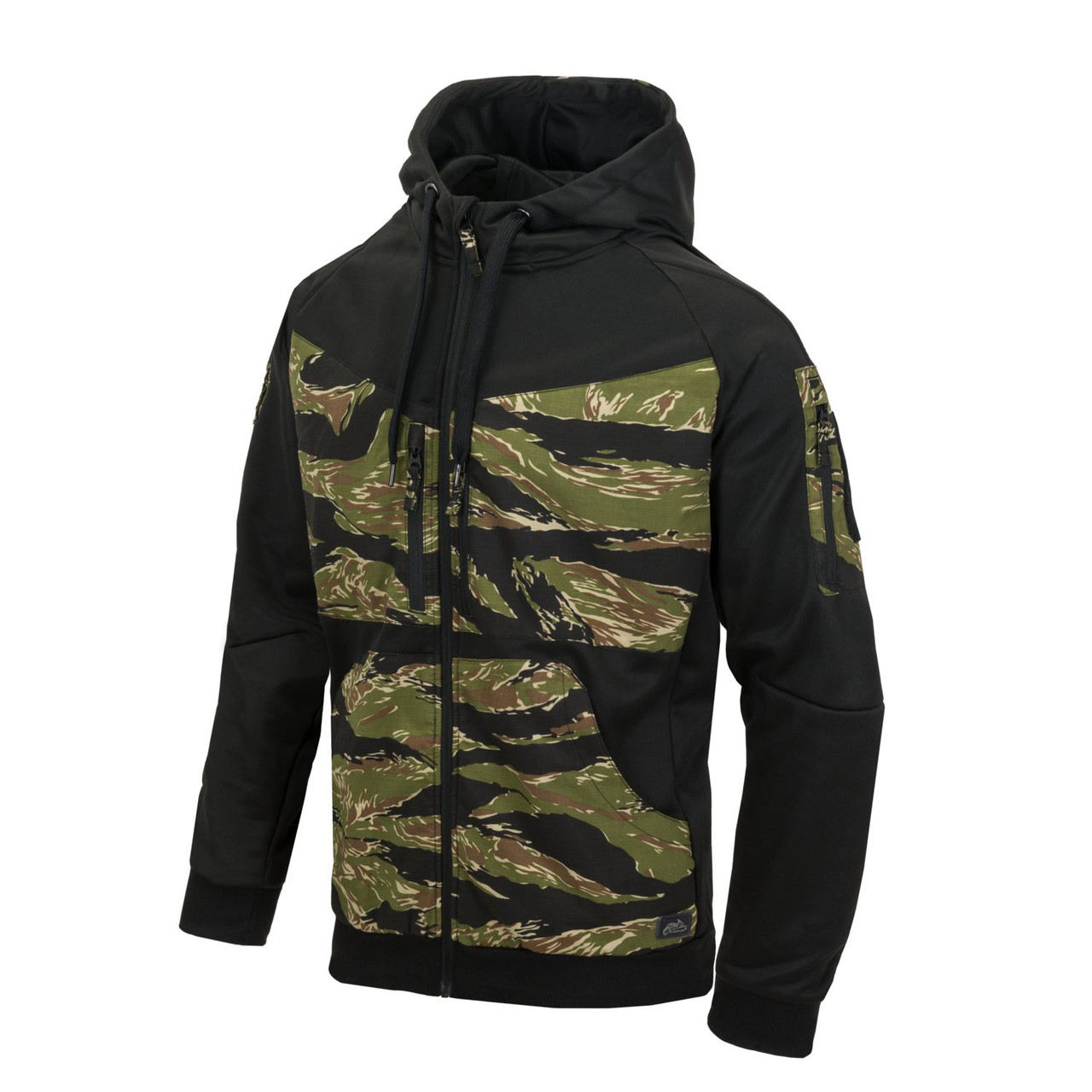 Кофта худі Helikon-Tex® Rogue Hoodie (FullZip) - Black/Tiger stripe