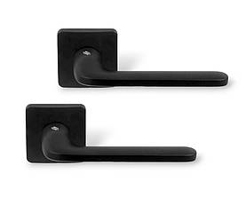 Ручки для дверей Colombo Design Roboquattro S ID 51 чорний матовий