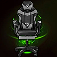 Обертове ігрове крісло з підставкою для ніг EC GAMING KO02CZ, Крісло для геймерів, Регульоване ігрове крісло, фото 4