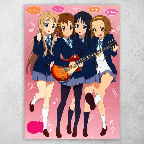Аніме плакат постер "K-On! / Кейон!" №4, фото 1