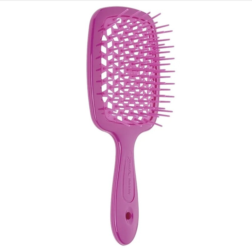 Гребінець для волосся Janeke 1830 Superbrush The Original Italian 82SP226 FF2 Фуксія
