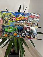 Hot Wheels monster trucks машинки хот вілс набір 2 шт