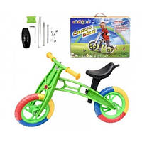 Биговел 12 EVA Cross bike САЛАТОВЫЙ арт.11-016 в коробке 55*36*14.5 см ТМ KINDER WAY