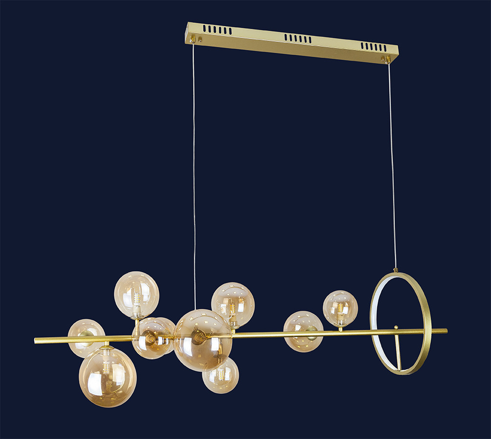 Дизайнерська люстра 918LP267-10 GD+BR, фото 1