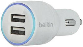 АЗУ Belkin Dual Car Charger 2USB 10W 2.1A White (ARM45241)