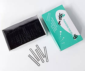 Шпильки для волосся хвилясті чорні 5 см Panshi Hair Pins (500 шт./пач.)