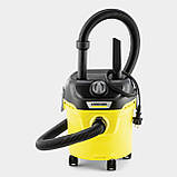 Karcher Пилосос професійний KWD 1 W V-12/2/18, 1000Вт, контейнер 12л, 3.58кг, фото 3
