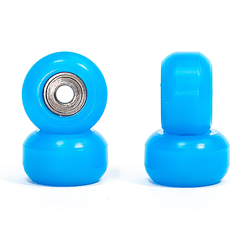 Колеса для фінгерборду з підшипниками Slim Pro CNC Light Blue Wheels