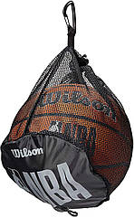Чохол-сітка-сумка для баскетбольного м'яча Wilson NBA Single Basketball Bag (WZ60034)