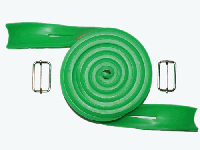 Эспандер лента с прорезями зеленый (S-18093)