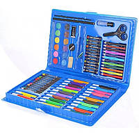 Дитячий набір для малювання 110 предметів. SY-887 Колір: блакитний