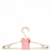 Набір вішалок для одягу дитячі 5шт біла троянда Алеана