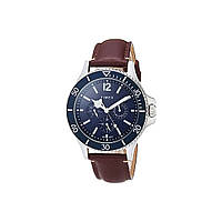 Часы Timex 42 mm Harborside Multifunction Silver/Blue/Brown Доставка з США від 14 днів - Оригинал