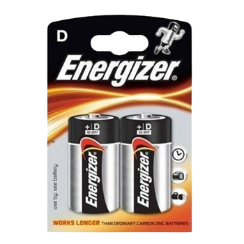 Батарейка лужна D/LR20 (бл-2шт) Energizer Base