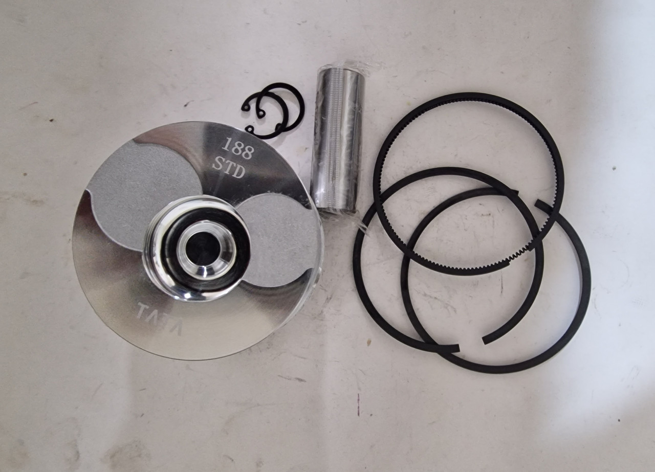 Поршень 88/0,25/0,5 мм у складі тупий конус 188f Дизельний двигун мотоблок, генератор, фото 1