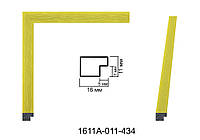 Фоторамка 30х45 см., жовта, багет 1611А-011-434