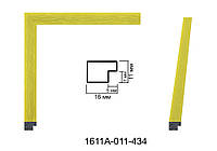 Фоторамка 30х45 см., желтая, багет 1611А-011-434