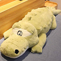 Мягкая плюшевая игрушка Крокодил зелёный 100 см