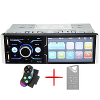 Автомагнитола 1 DIN CML-PLAY 4063 сенсорная с экраном 4 дюйма BT, AUX, 2xUSB + Пульт на руль + флешка 32гб