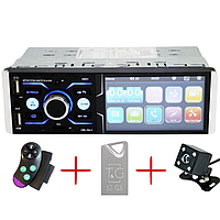 Автомагнитола 1 DIN CML-PLAY 4063 сенсорная с экраном 4 дюйма BT, AUX, 2xUSB + Пульт + USB Flash 32Gb + Камера