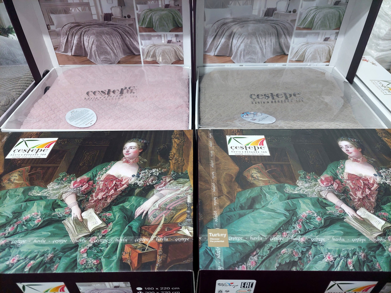 Махрове простирадло — покривало Cestepe Provance  200*220 Turkey