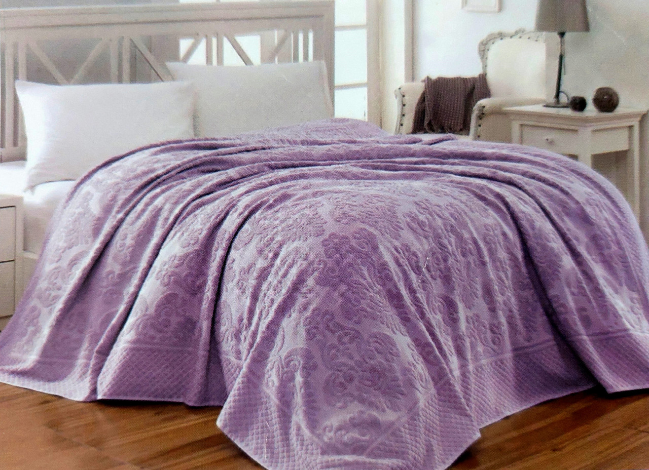 Махрове простирадло — покривало Cestepe Provance 200*220 Turkey