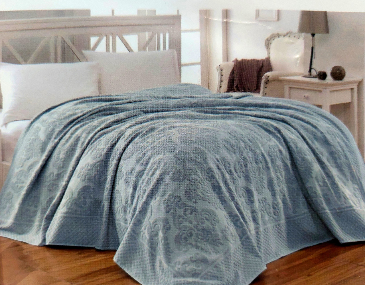 Махрове простирадло — покривало Cestepe Provance 200*220 Turkey