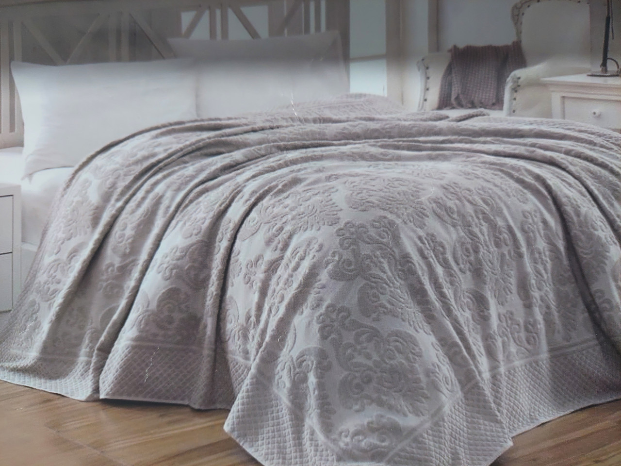 Махрове простирадло — покривало Cestepe Provance 200*220 Turkey