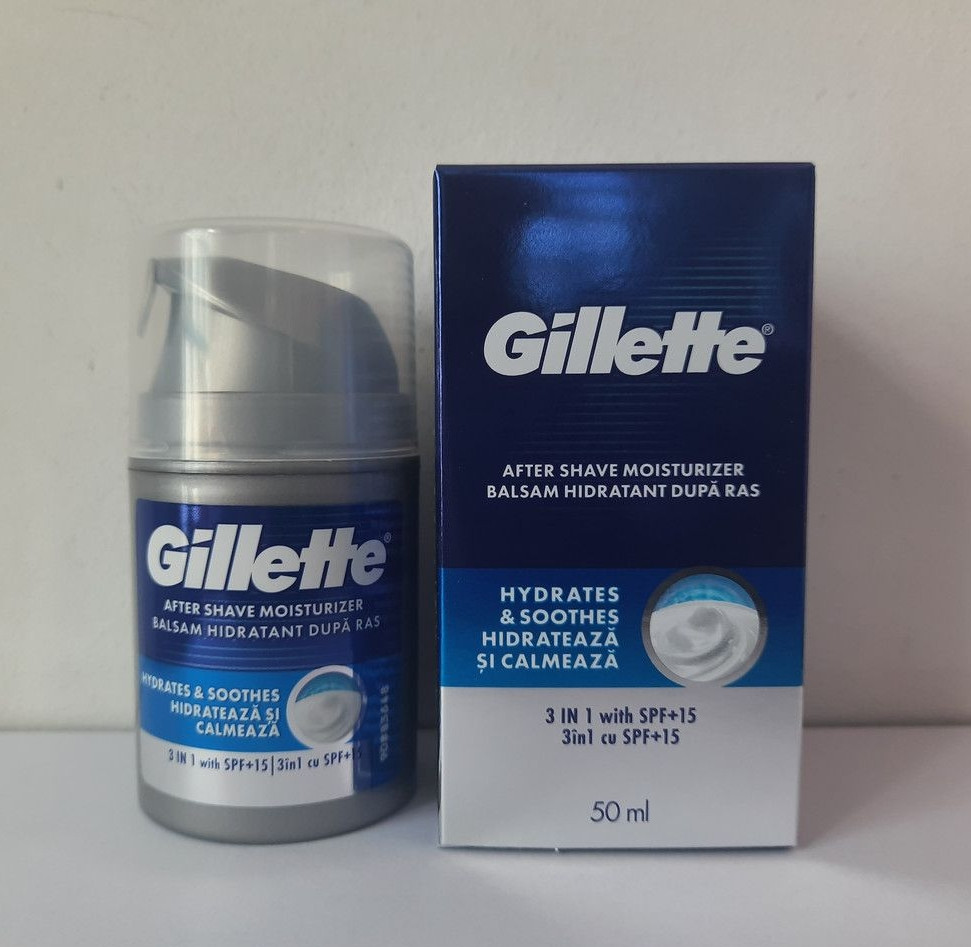 Бальзам після гоління чоловічий Gillette (Жиллет зволожувальний і заспокійливий) 50 мл.