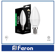 Світлодіодна лампа Feron LB-197 7W E14 2700 K