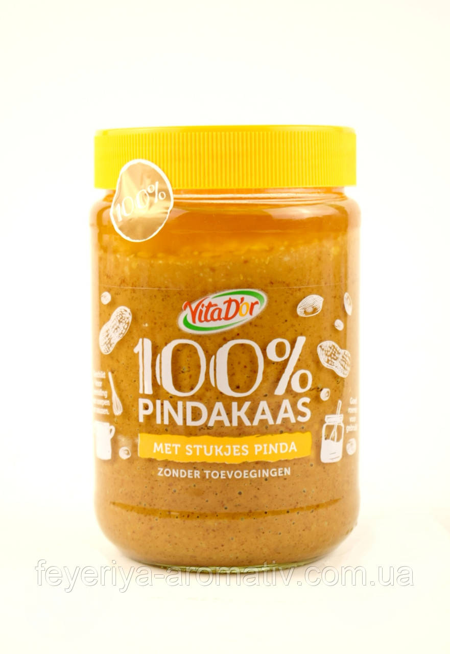Арахісове масло Vita d'or Рindakaas Stukjes Pinda, 600гр (Голландія)