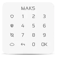 Клавиатура для сигнализации ITV Maks Keypad mini White