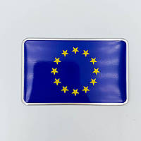Металлический шильдик эмблема European Union (Европейский союз) (50 x 80 мм)