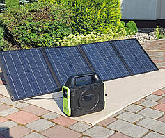 Сонячний генератор. Зарядна станція із сонячною панеллю ANVOMI OPS300 300W/288 Wh + Solar panel 80W