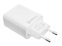 Зарядный сетевой адаптер LogicPower QC 1USB 3A АС-008 White LP9465