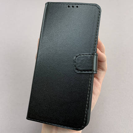 Чохол-книга для Xiaomi Redmi 9С чохол книжка з хлястиком на телефон сяомі редмі 9с чорна b6r, фото 1