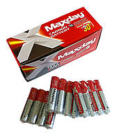 Батарейки мізинчик MAXDAY Carbon battery R03P 1,5V, AAA міні пальчик 40шт/уп