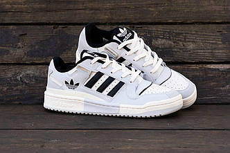 Чоловічі Кросівки Adidas Forum Exhibit Low Grey White Black 44-45